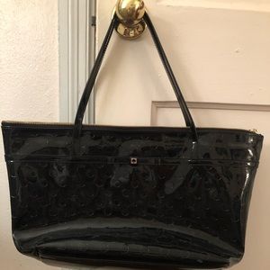 Kate Spade Black Patent Tote - Beautiful Condition